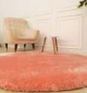 Shaggy rug with fluffy texture, soft feel, and modern design for cozy home interiors.