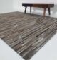 Luxury leather rug by Ramsha Home رمشا المنزل for modern interiors