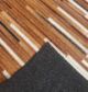 Luxurious multi color leather rug for home decor - LR 014 (80x200cm) by Ramsha Home