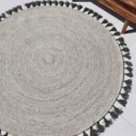 Natural Braided Round Rug BR-083