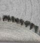 Close-up of Green and White Braided Circular Rug - Ramsha Home