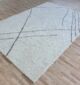 Luxurious Grey & White Shaggy Rug SG-07 by Ramsha Home