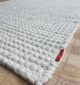 Stylish white indoor decor woven rug - SR 058 (80x200cm) by Ramsha Home
