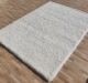 Side View of White Shaggy Rug SG-06 - Ramsha Home