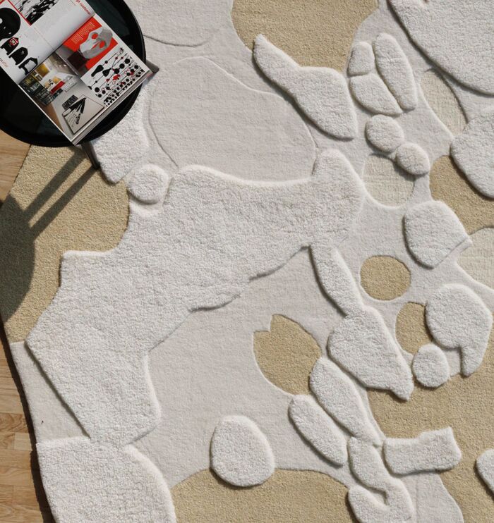 Handmade rugs Dubai including tufted rugs, dining table rugs, and outdoor rugs for elegant floorings