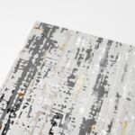 uxurious Abstract Pattern Cream Color Machine Made Rug For Bedroom – MZ40B