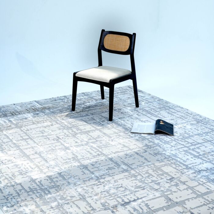 Stunning Cream Color Machine Made Rug For Bedroom – MZ24Z