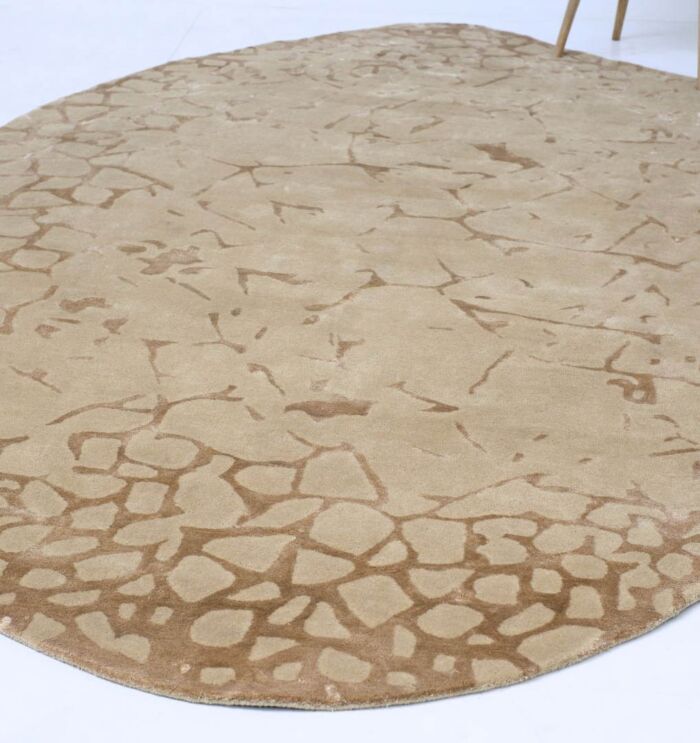 Elegant hand tufted rug showcasing comfort and timeless artistry