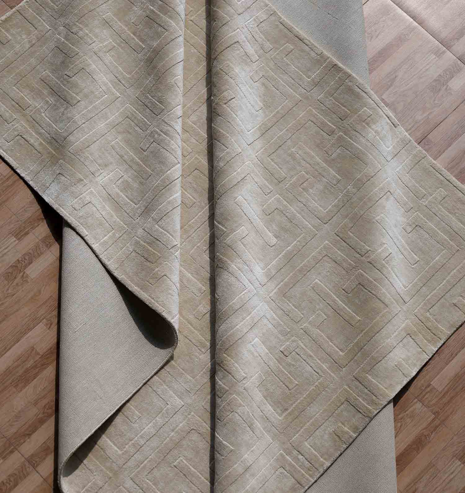 Luxurious Tencil & Cotton Multi Color Rug - HL 06 (300x400cm) for Large Living Areas Luxurious Tencel & Cotton Multi Color Handmade Rug - HL 06 (300x400cm)