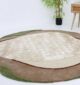 Vibrant Multi Color Living Room Round Handmade Rug - HTWV 97 (200cm)
