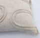 White decorative cushion with elegant and soft finish