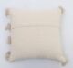 White decorative cushion with elegant and soft finish