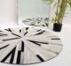 Handmade leather rug with modern finish, rugs Dubai, outdoor rugs, and dining table rugs UAE