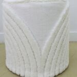 Handmade pouf ottoman, puff chair for living room décor and floor seating in Dubai