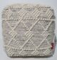 White & Black Color Pouf - PF 138 (40x40x40cm) - الصورة 3