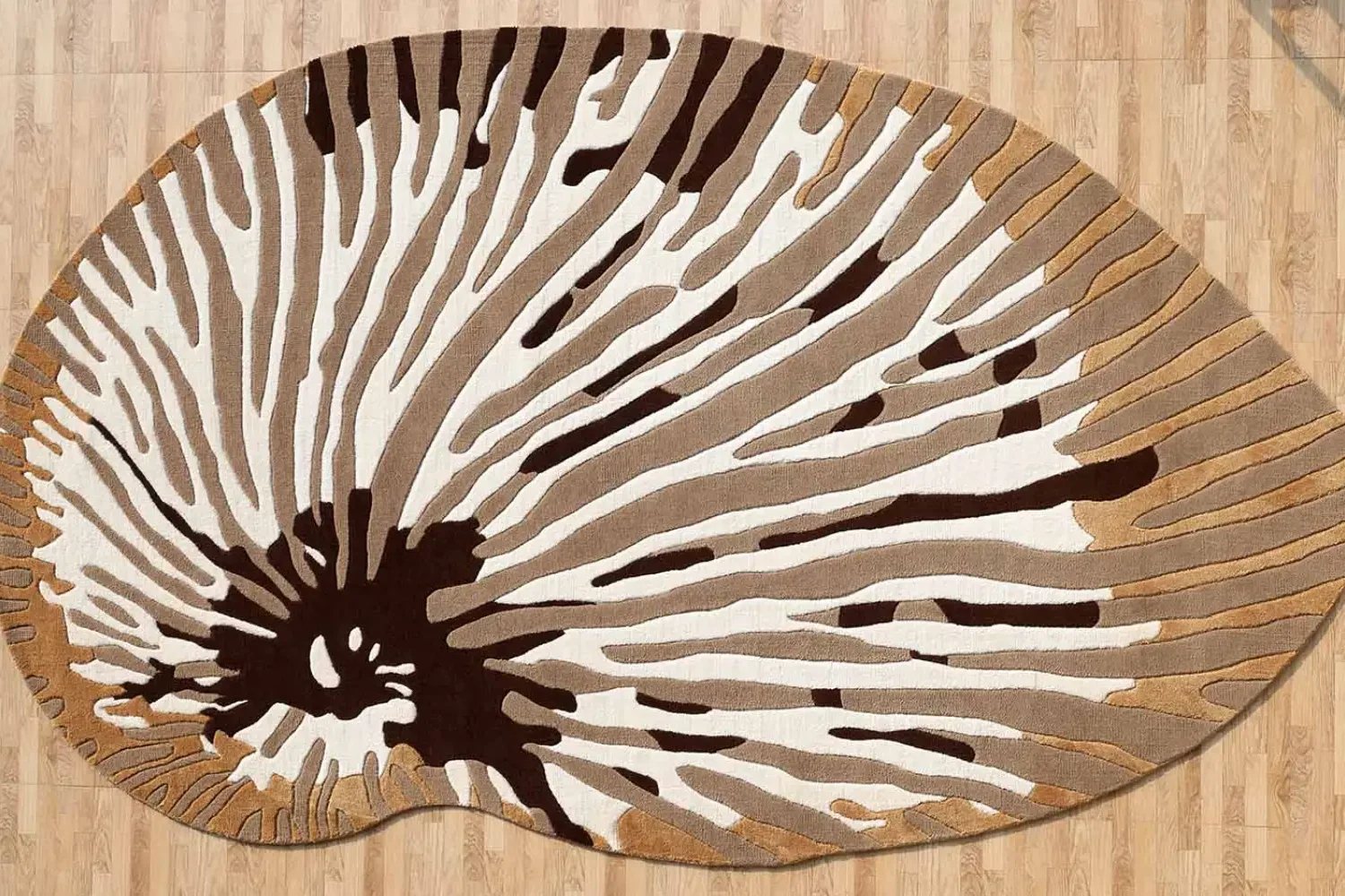 Custom outdoor carpet designed for patios and gardens, offering both luxury and durability.