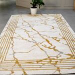 Machine-made rug with durable construction, stylish design, and easy-care comfort for modern homes.