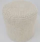 Decorative pouf for living room with stylish design, soft comfort, and versatile functionality.