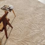 Handmade large living room rug, modern tufted carpet, home UAE