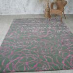 Large handmade Dubai rug, modern tufted carpet for living room, rugs UAE