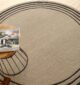 Handmade circular rug in Dubai, modern round carpet for home UAE
