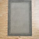 Handmade big rug Dubai, modern tufted carpet, large living room rugs UAE