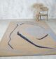 Handmade Dubai rug, big modern living room carpet, best tufted rugs UAE