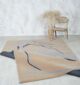 Handmade Dubai rug, big modern living room carpet, best tufted rugs UAE