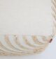 Natural Color Decorative Pouf - PF-173 (40x40x40cm) - الصورة 2