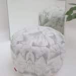 Elegant modern pouf seat and foot rest from Ramsha Home UAE, used as a stylish pouf stool for comfort and décor.