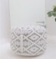 Stylish pouf seat and modern foot stool from Ramsha Home UAE, ideal as a pouf and foot rest for home décor.