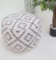 Contemporary pouf seat and foot stool, perfect as a modern foot rest for stylish homes in UAE.