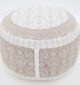Chic modern pouf designed as a comfortable foot stool, pouf seat, and foot rest for homes in UAE.