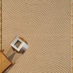 Handmade area rug for home décor, crafted with artisanal detail, soft texture, and timeless style.