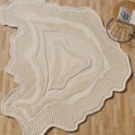 Handmade rug crafted with artisanal skill, offering unique design, warmth, and lasting durability.