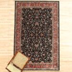 Machine-made rug with modern patterns, soft texture, and long-lasting durability for home décor.