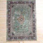 Machine-made rug featuring durable construction, stylish patterns, and easy-care design for modern homes.