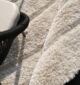 Shaggy shape rug for living room, featuring plush texture, modern design, and cozy comfort.