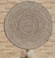 Round jute carpet for living room and bedroom, designed in a modern carpet style to suit home décor in Dubai.