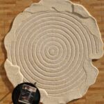 Natural White Color Handmade Area Rug - HTWV-138 (183x200 cm)