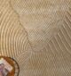 Round jute carpet for living room and bedroom, designed in a modern carpet style to suit home décor in Dubai.