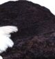 Handmade wool rug with soft white fur shag texture, adding warmth and luxury to living room or bedroom décor in Dubai and across UAE.