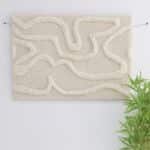 Handcrafted wall hanging planters and fabric wall hangings perfect for outdoor and indoor wall decor