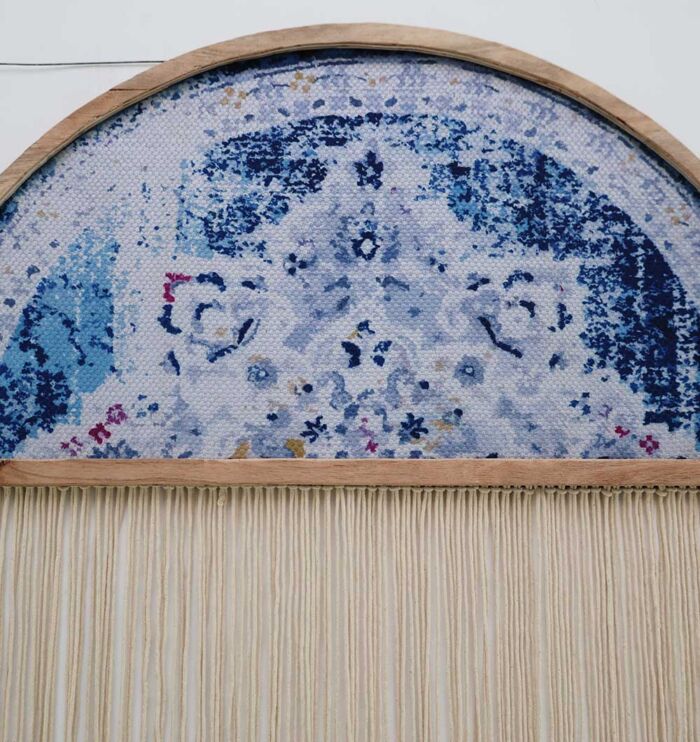 Handcrafted wall hanging planters and fabric wall hangings perfect for outdoor and indoor wall decor
