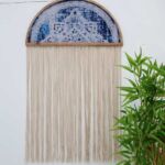 Handcrafted wall hanging planters and fabric wall hangings perfect for outdoor and indoor wall decor