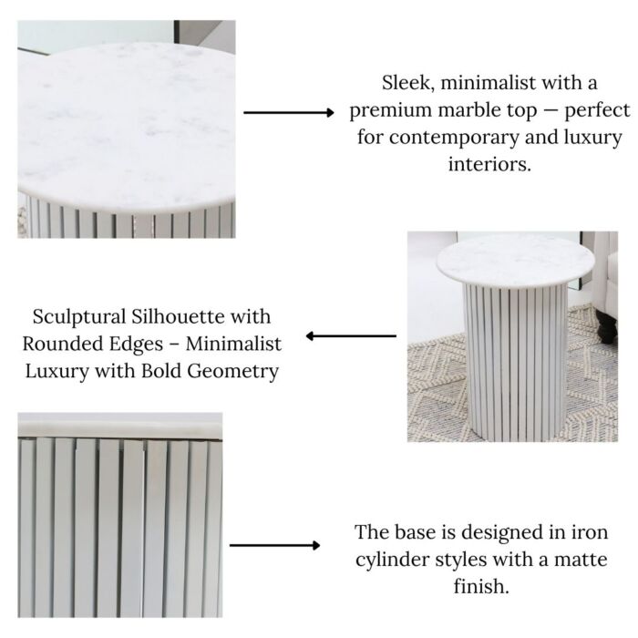 Iron Side Table – Modern Living Room Furniture Dubai