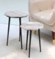 Luxury modern side table by Ramsha Home رمشا المنزل for stylish interiors