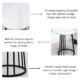 3 Rod Side Table – Modern Living Room Furniture Dubai
