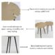 Aluminium Nesting Side Table – Modern Living Room Furniture Dubai
