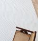 Rectangle White Color Novara Rug  - CMN 85 (200x300 cm) - Image 4